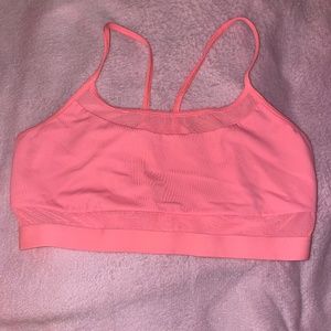 Victoria’s Secret Unlined Victoria Sport Bralette- Peach